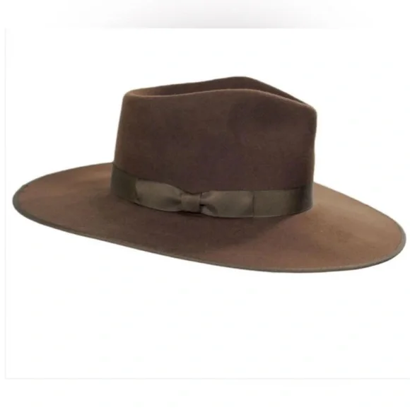 Lack of Color Women’s Coco Rancher Brown Wide-Brim Hat NWT’s - Picture 6 of 8